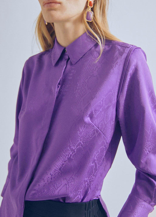 Jacquard shirt- Lilia (Size XS,S,M)
