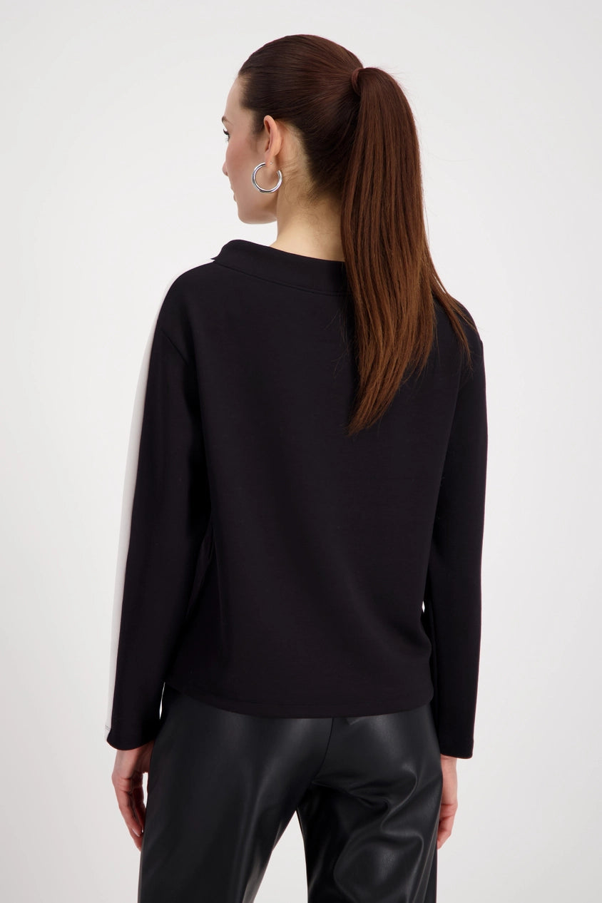 Sweatshirt white stripe 884