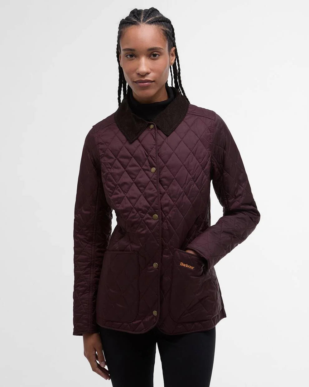 Black Cherry Annandale Quilted Jacket