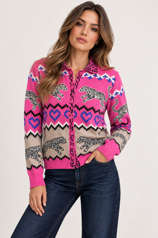Print Cardigan