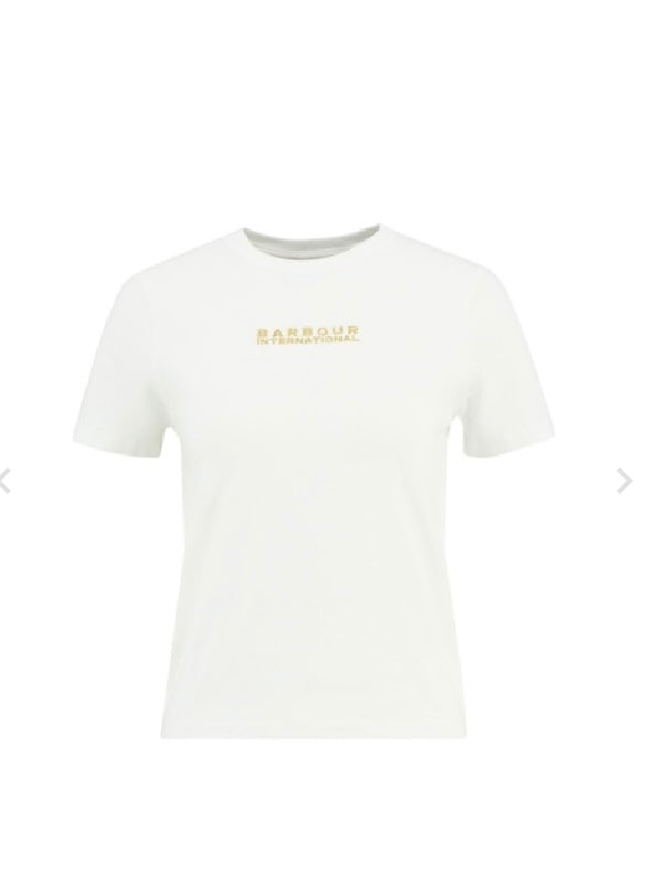 Barbour international Devin White/Gold Top