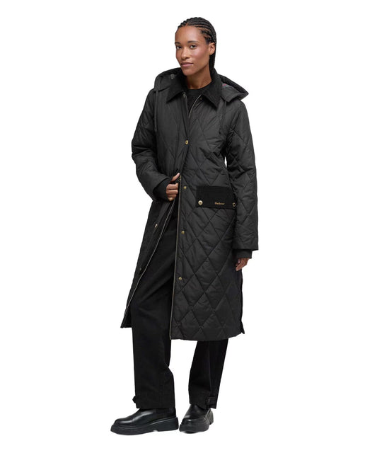 Barbour Meredith Quilted Coat Black