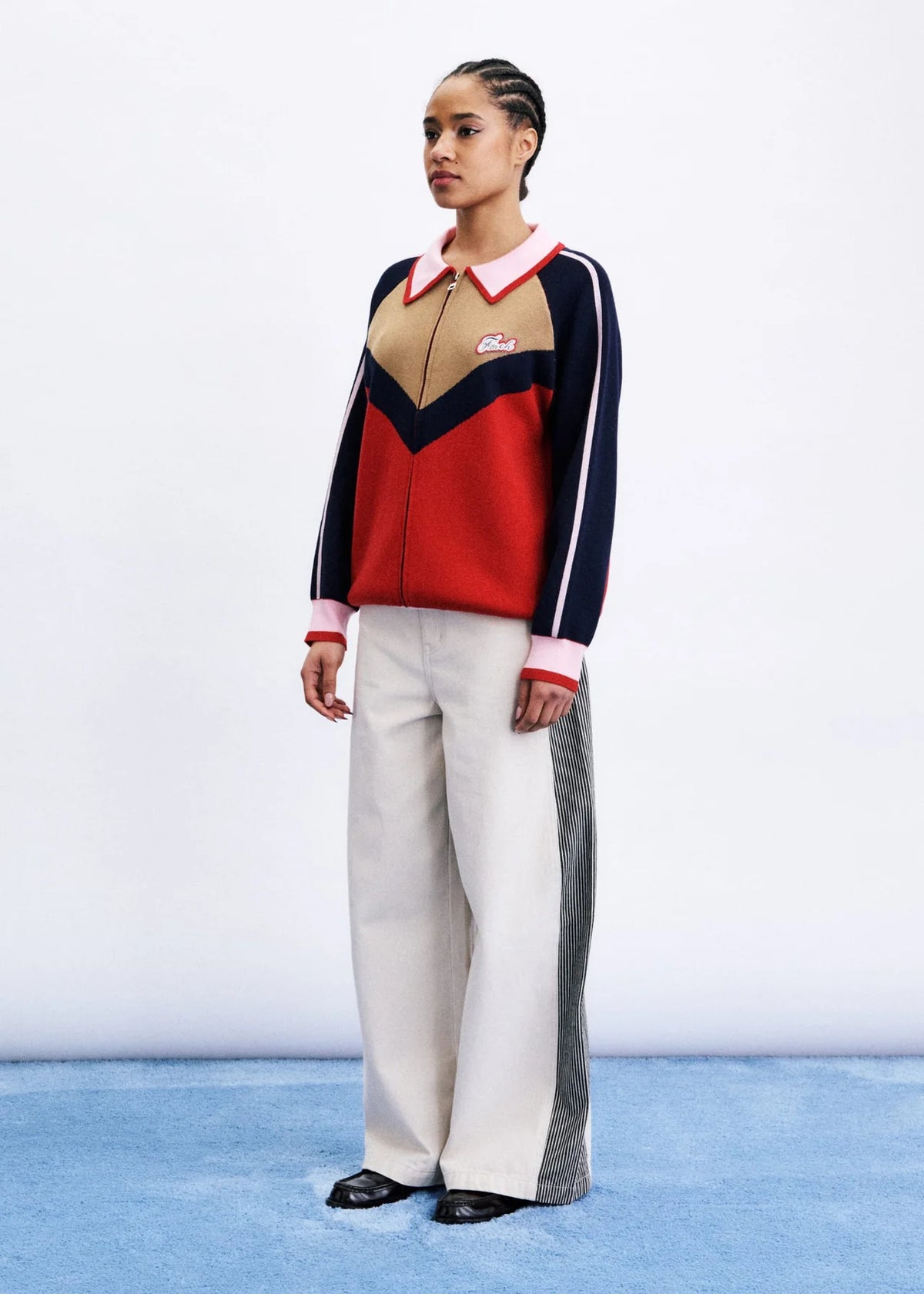 HANSHIN RED CARDIGAN