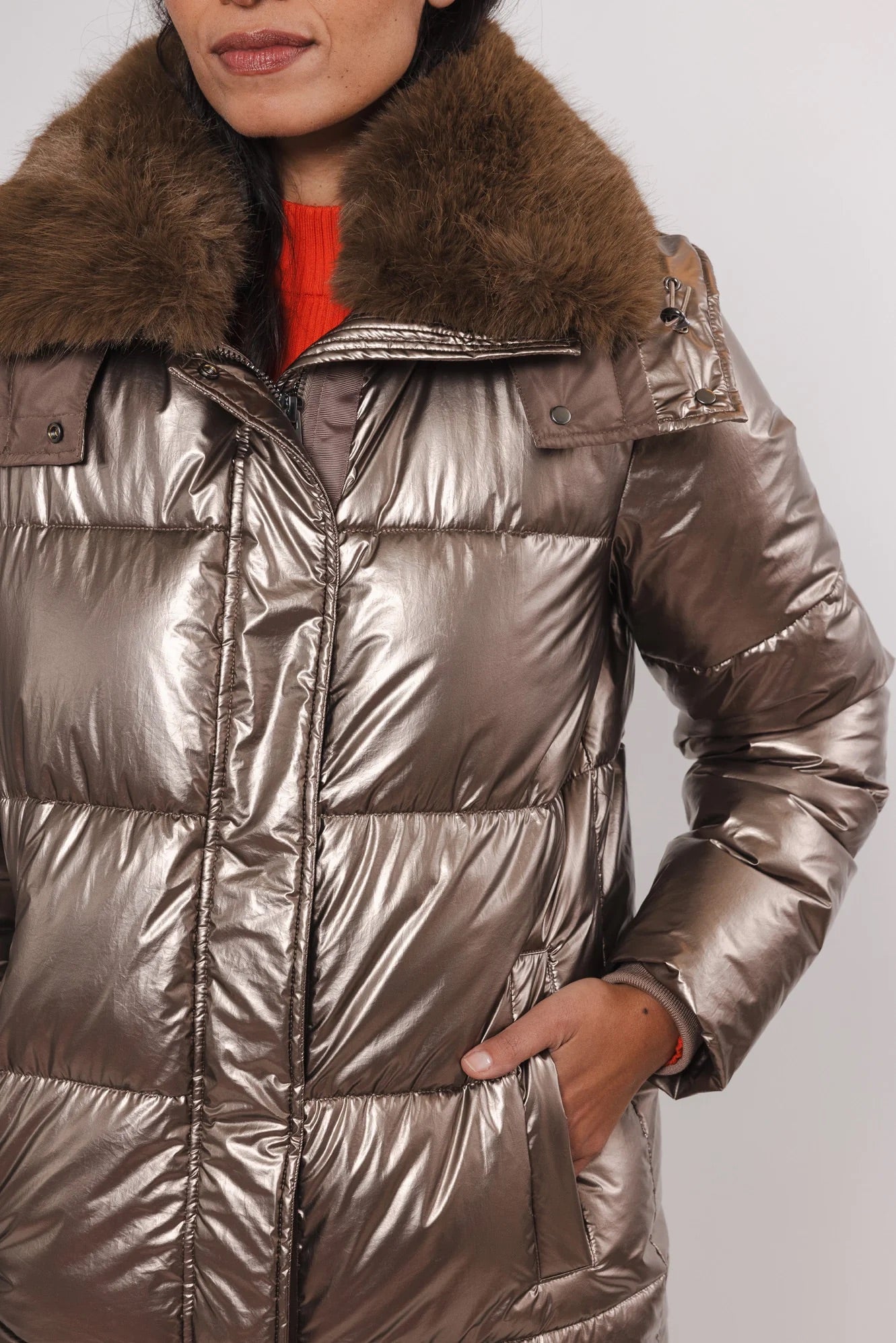 Bronze heart coat