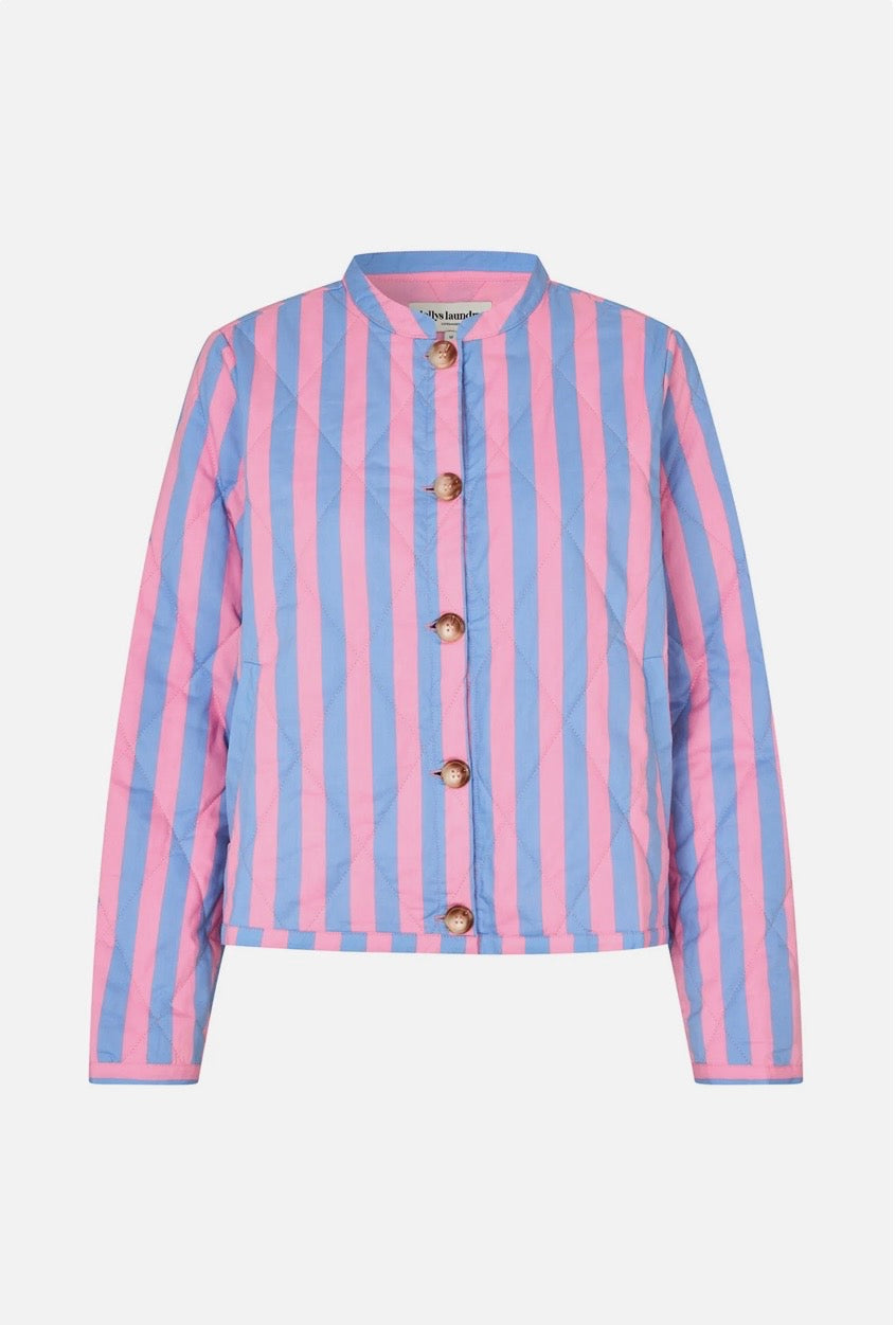 Emilia pink/blue stripe jacket 154