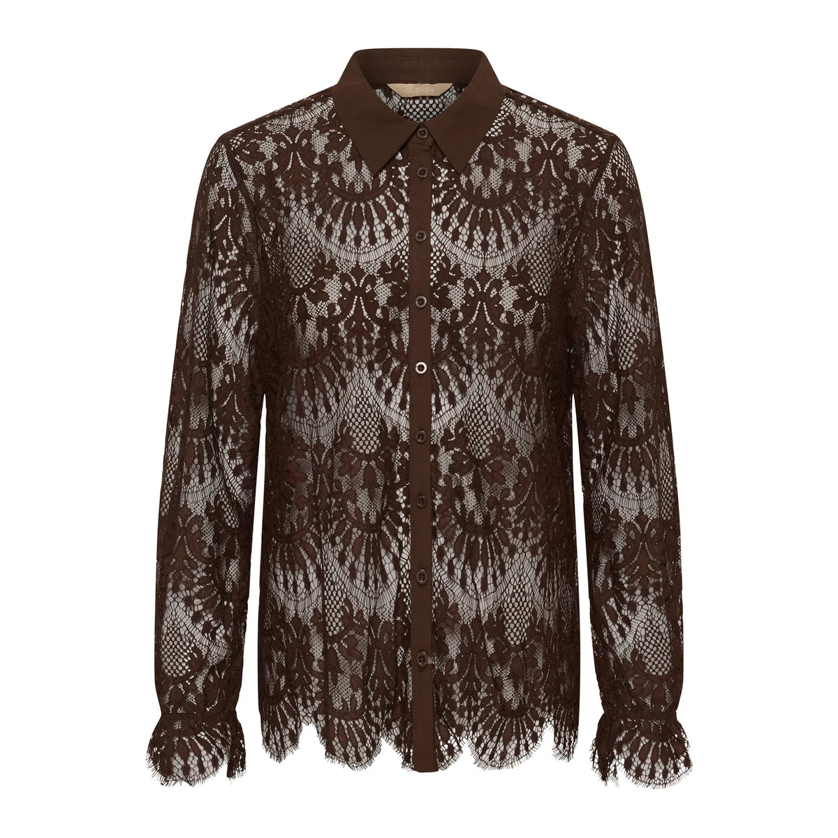 Ato okarm shirt brown lace