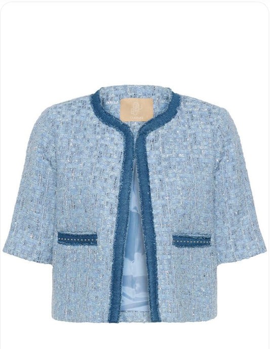 Upana Short Sleeve Blue Jacket