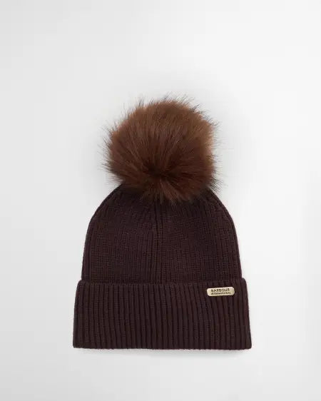 Mallory Pom Beanie- Chocolate