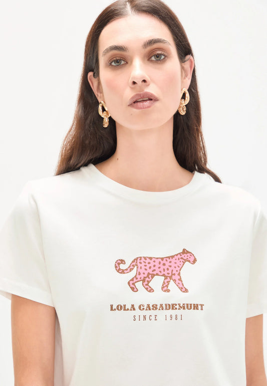 Leopard pink top
