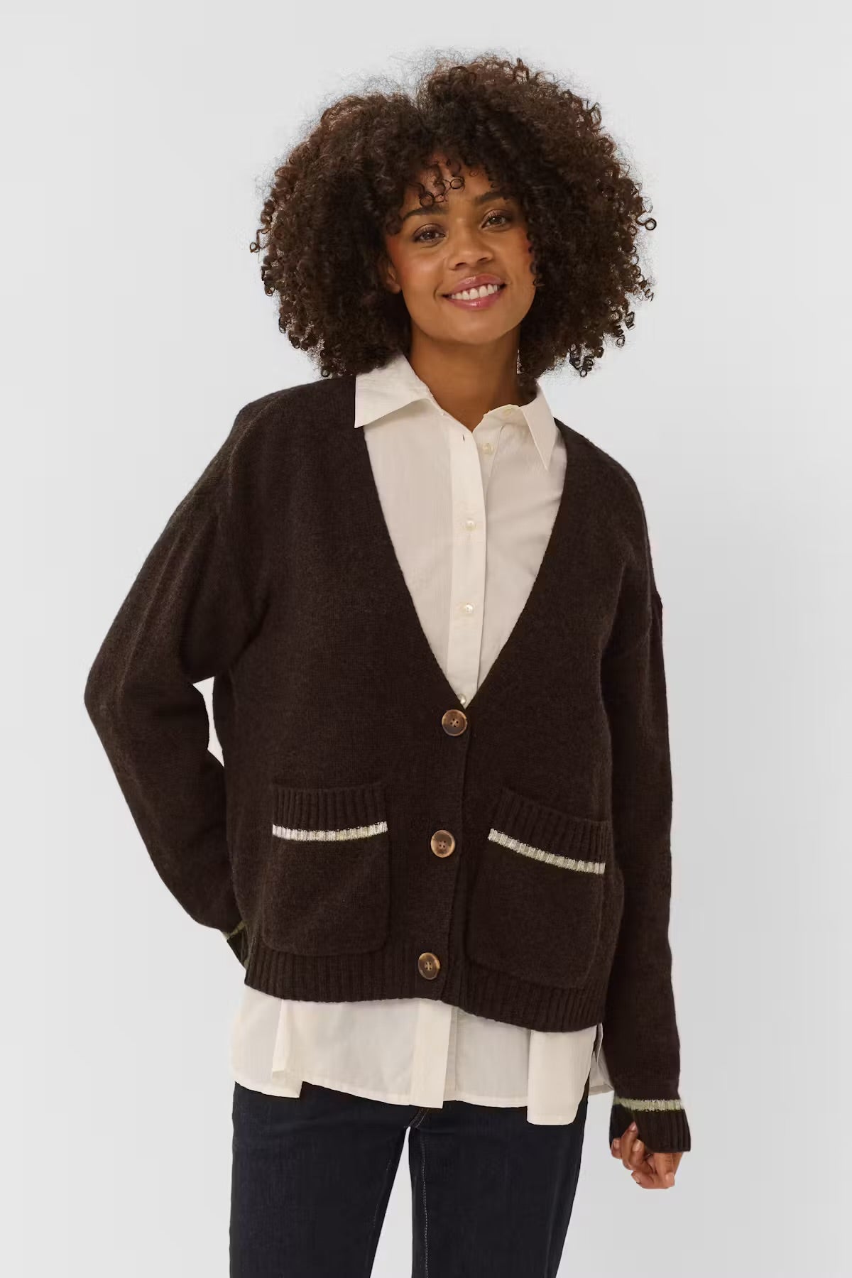 Nova Katrina Brown Cardigan