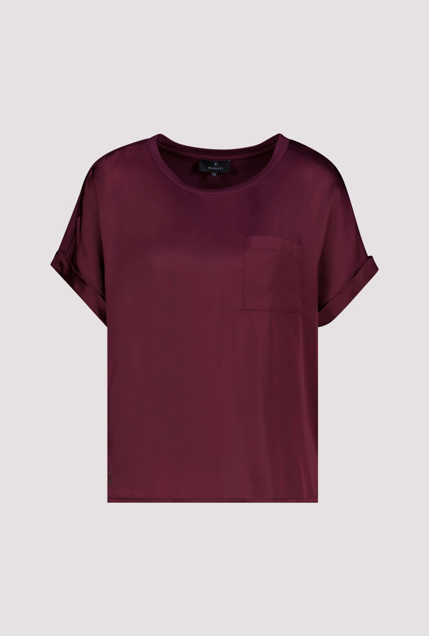 Jersey Back Bordeaux Top 753