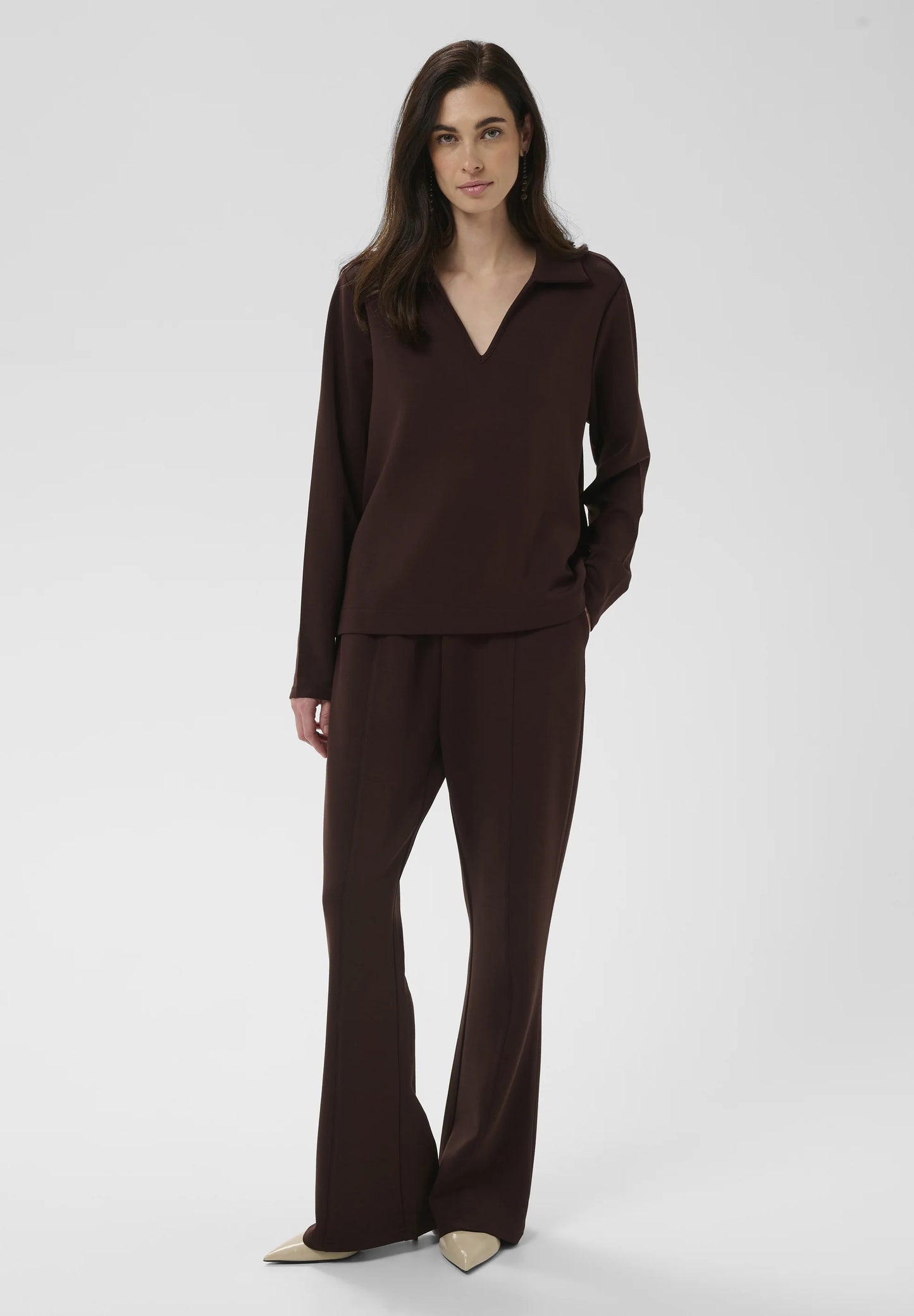 Cuverda Chabrina brown trousers