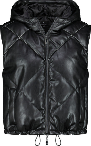 Vest la vie faux leather gillet