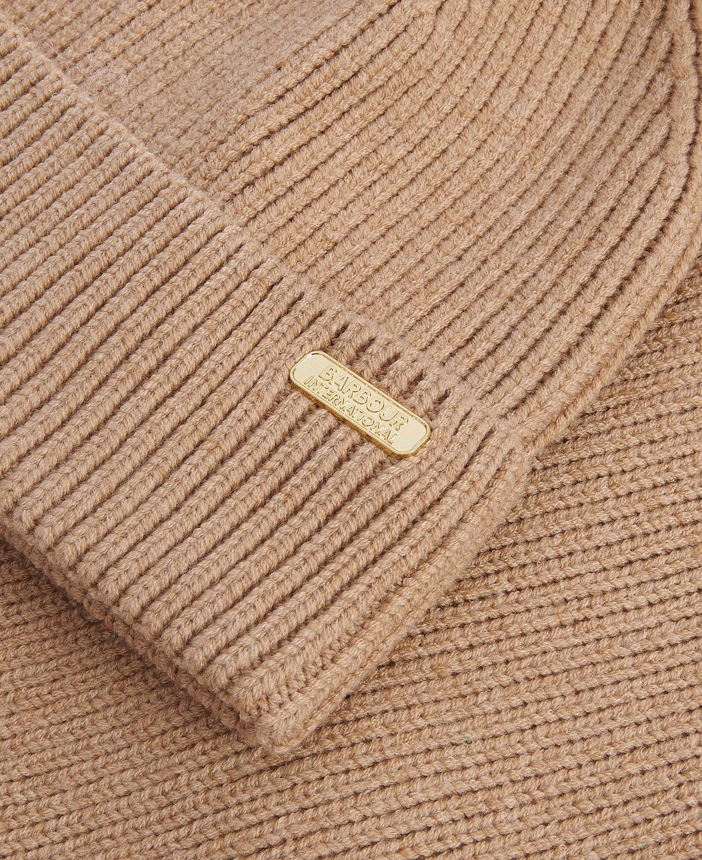 Mallory Beanie & Scarf Gift Set- Light Trench