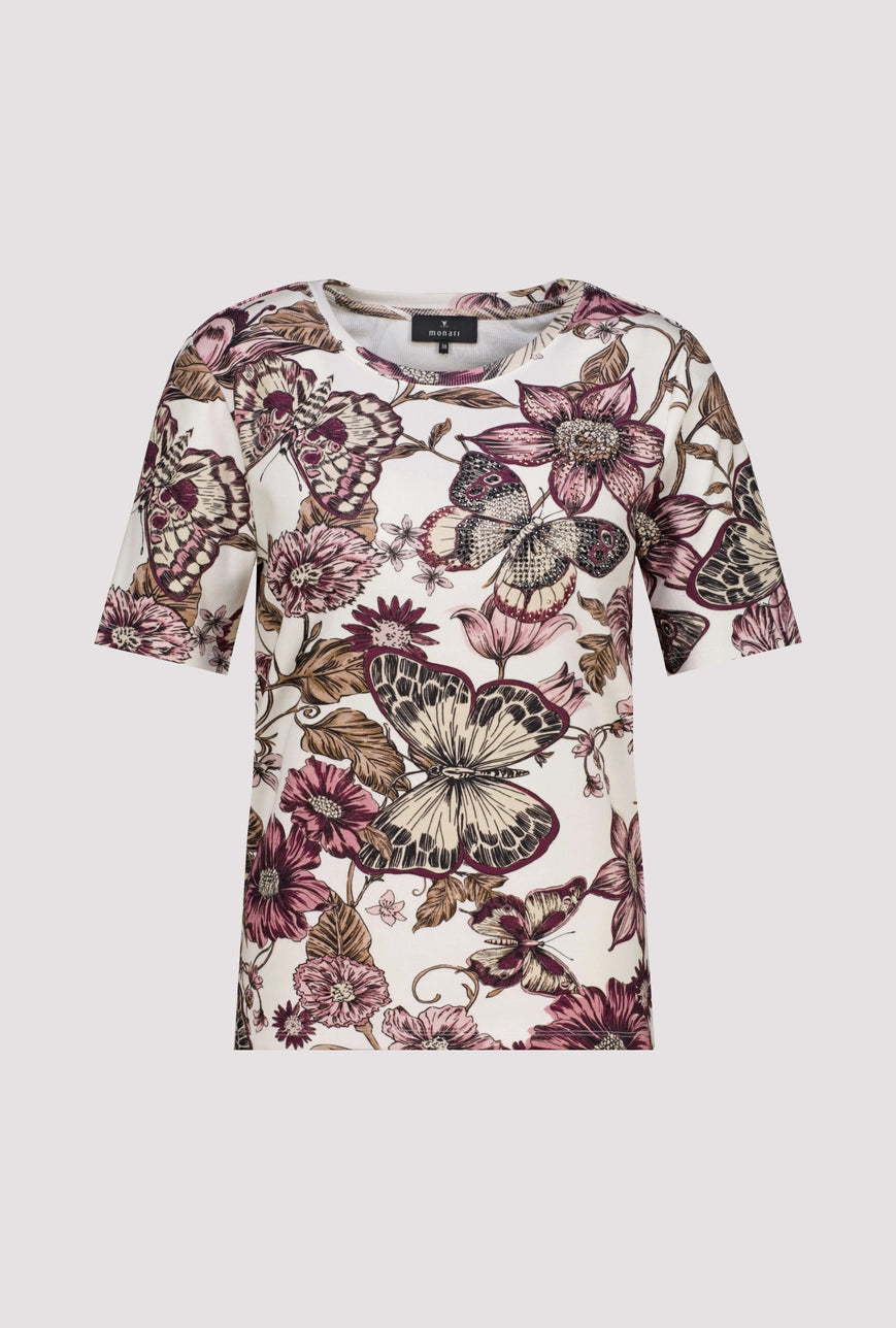 Blume Allover Print Top 767