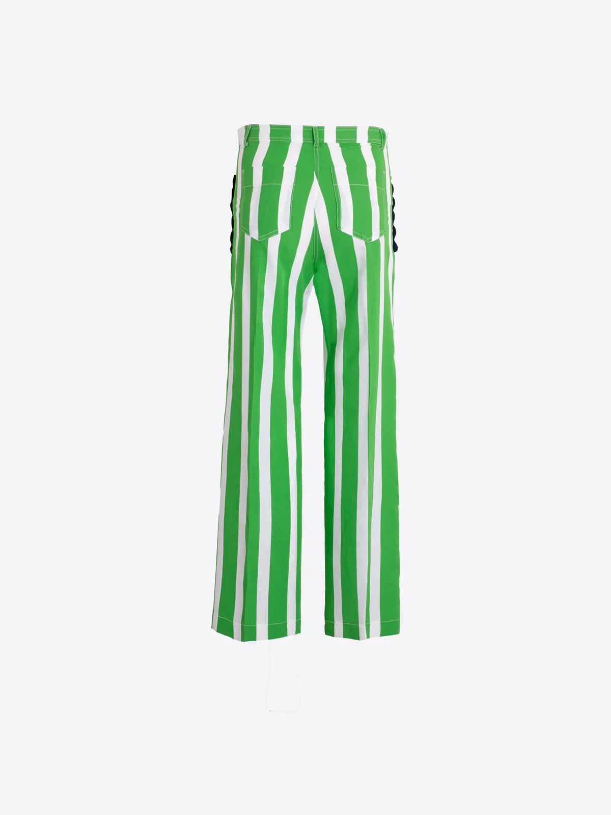 GREEN STRIPED PANTS