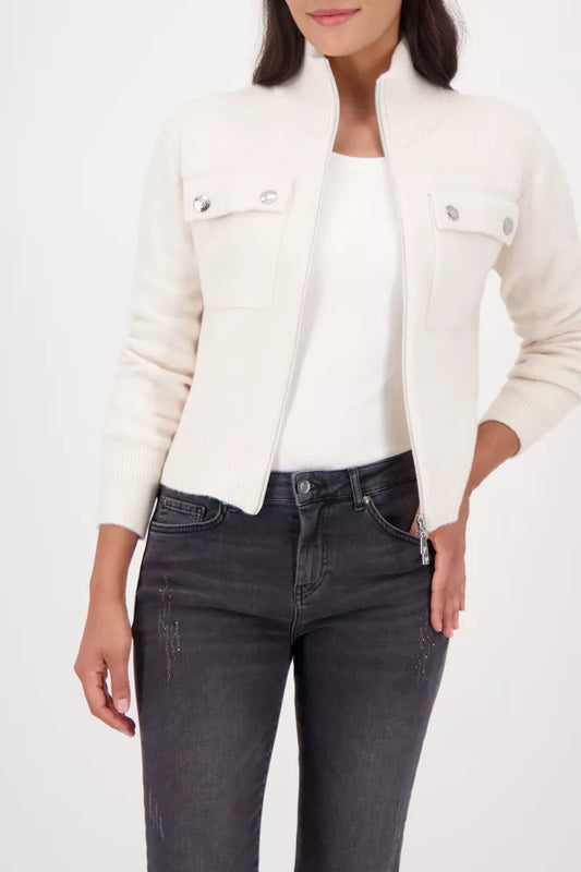 CARDIGAN WITH FLAP POCKETS