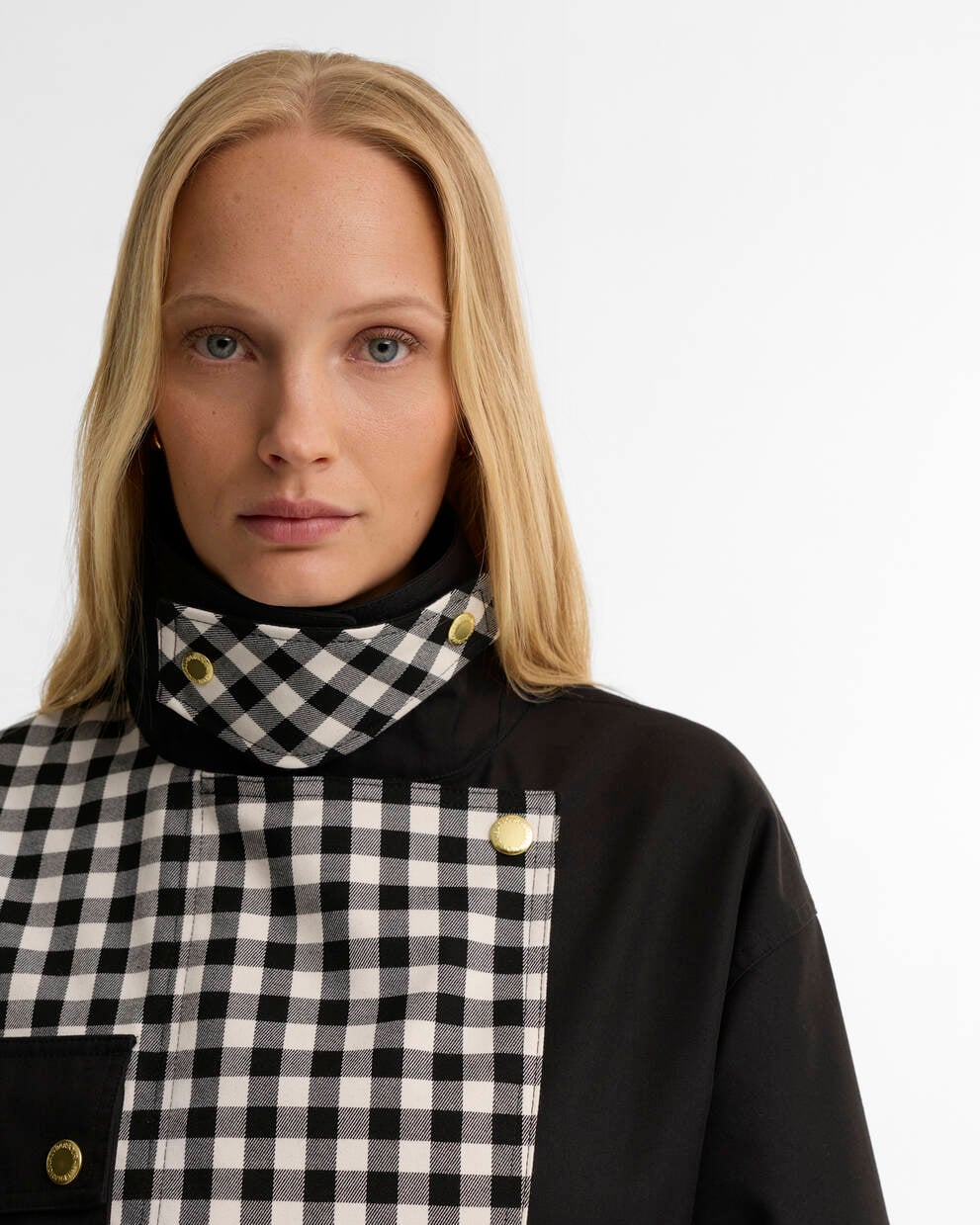 Gea Gingham Showerproof Jacket
