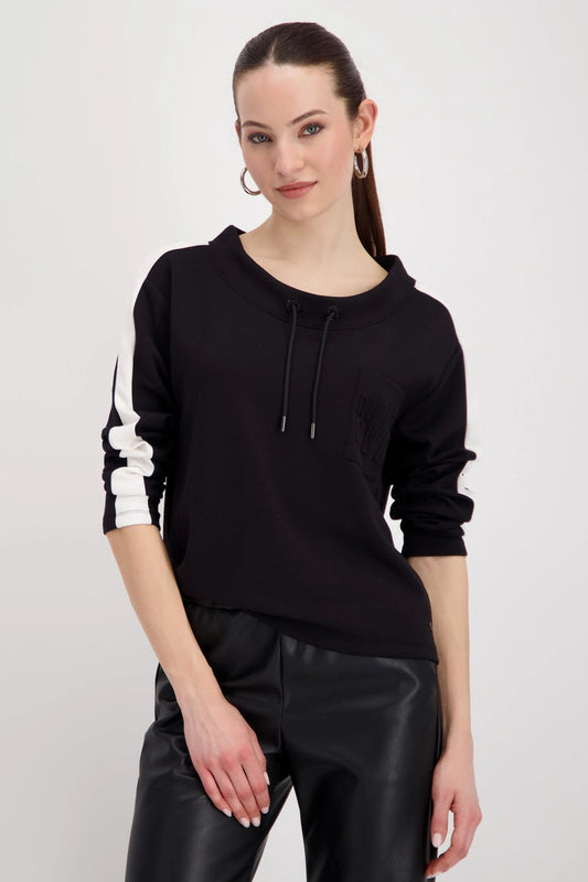 Sweatshirt white stripe 884