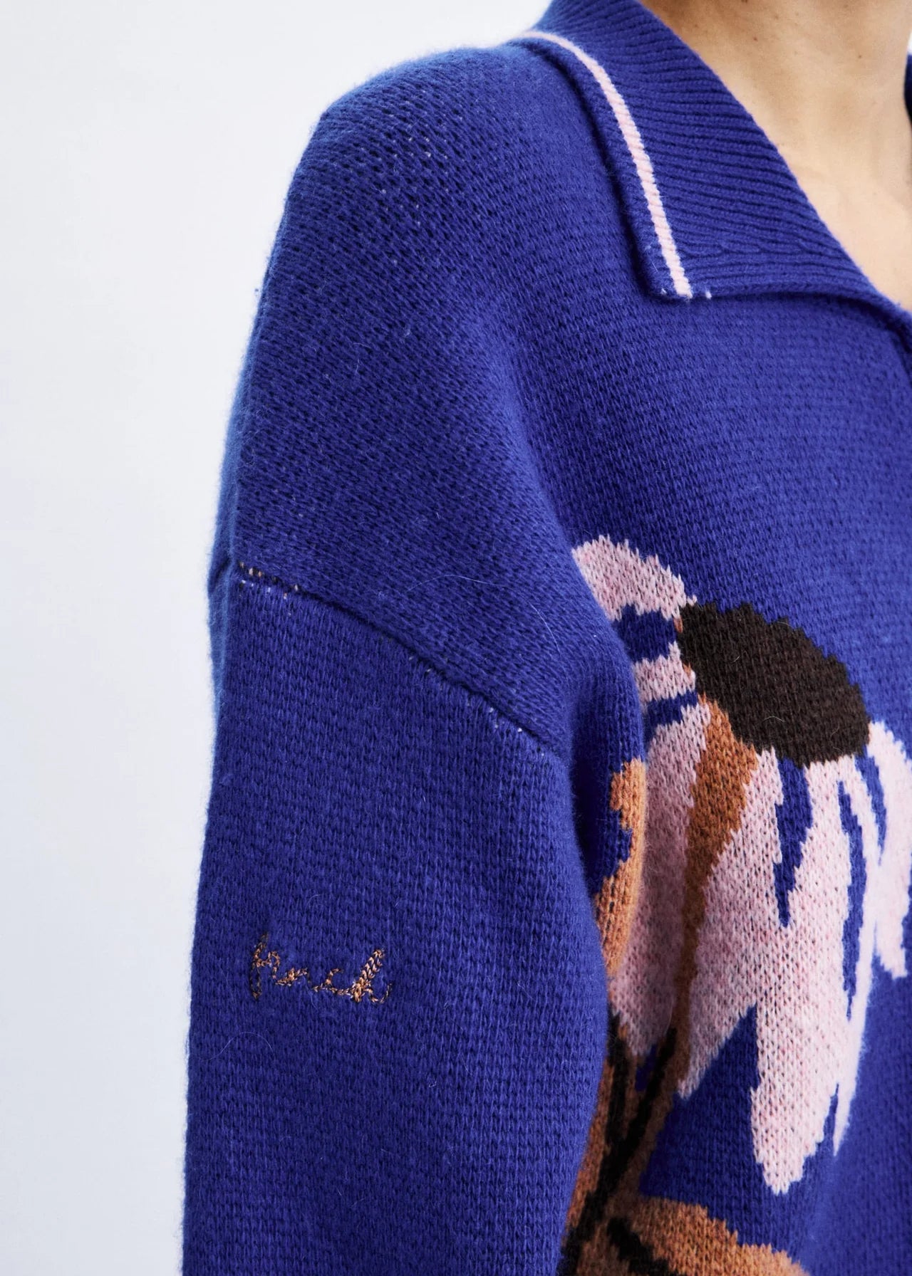 WANDO CARDIGAN ELECTRIC BLUE