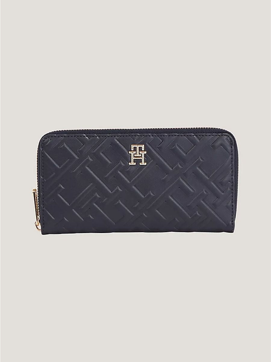 Iconic Large TH Monogram Zip-Around