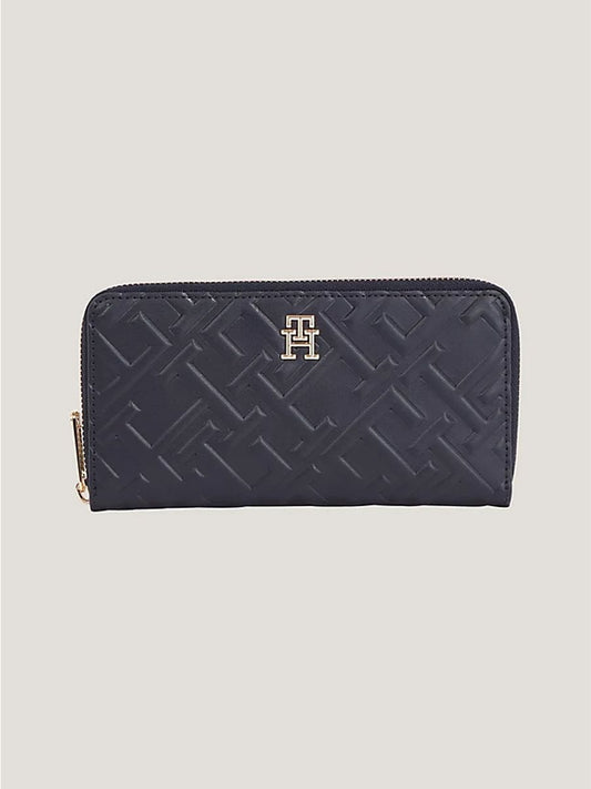 Iconic Large TH Monogram Zip-Around