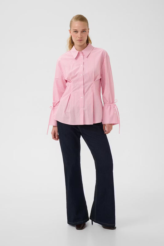 Mimi Long Sleeve Pink Stripe Shirt