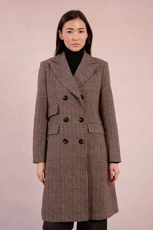 Houndstooth Woven coat