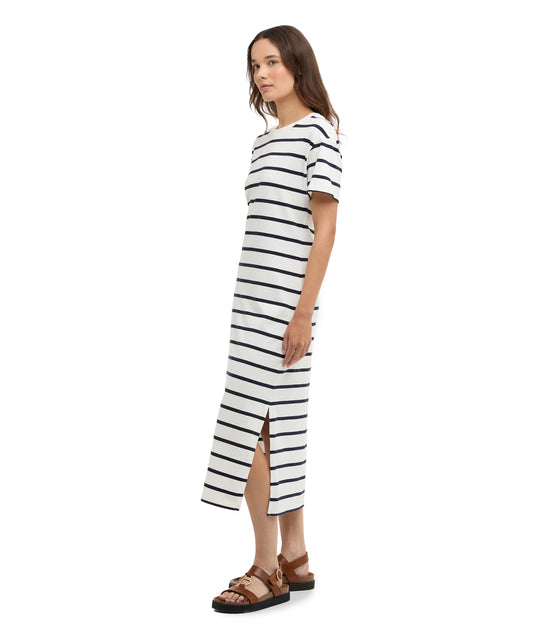 Selena Striped Midi Dress