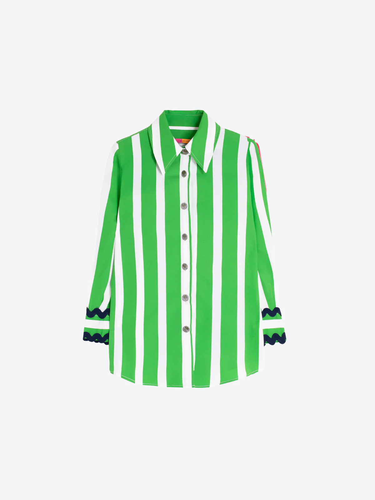 GREEN STRIPED SHIRT