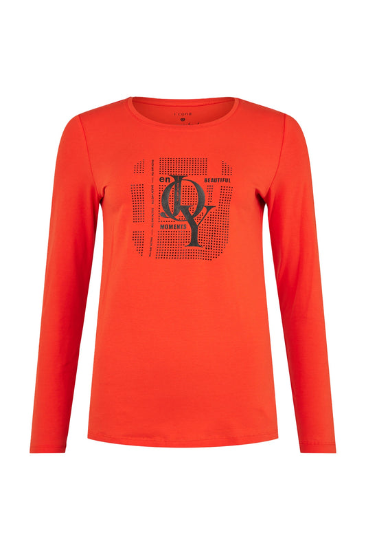 Enjoy T-Shirt - Spice Orange