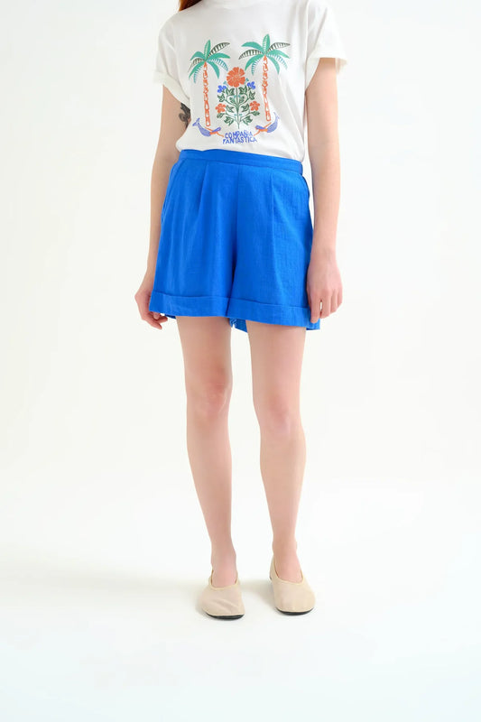 Blue shorts