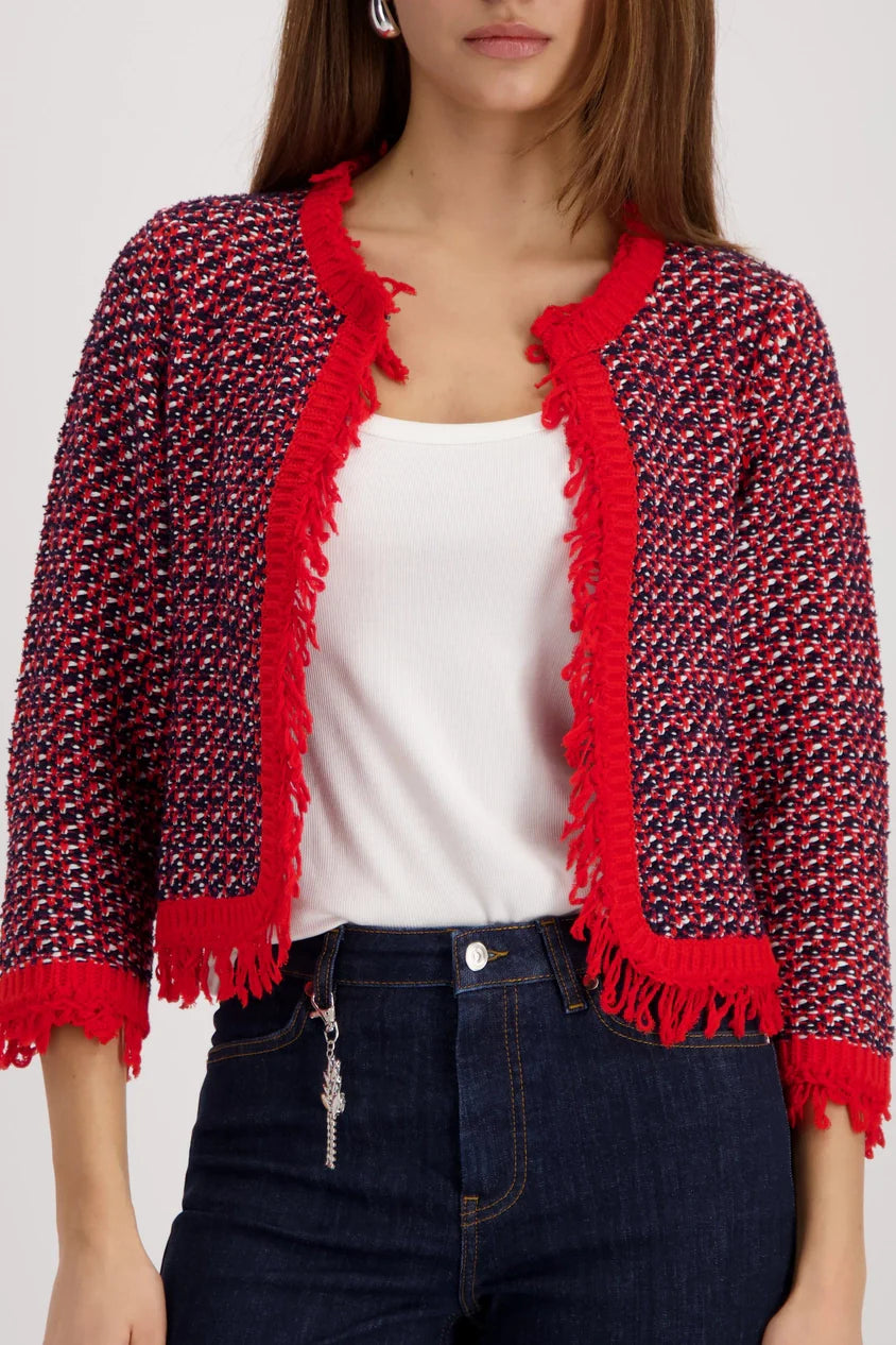 Tweed Cardigan 386