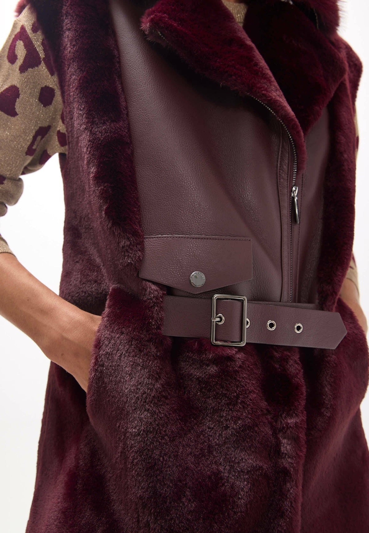 Burgundy Gilet