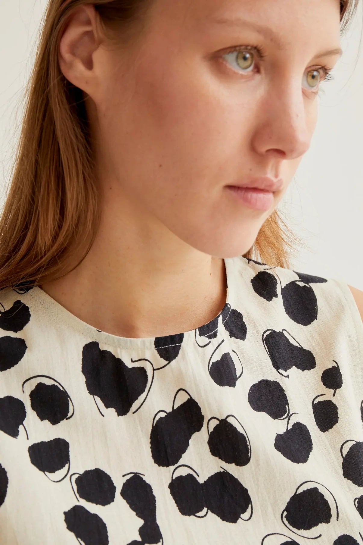Dalmatian print top