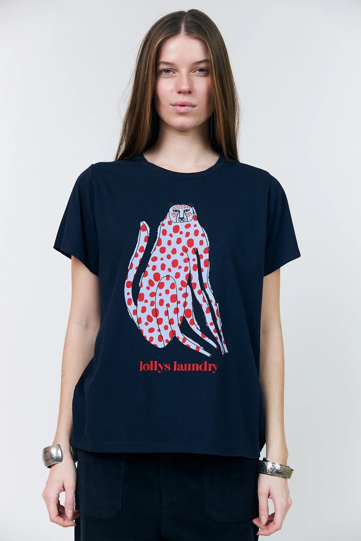 RomaLL Cat T-Shirt Navy