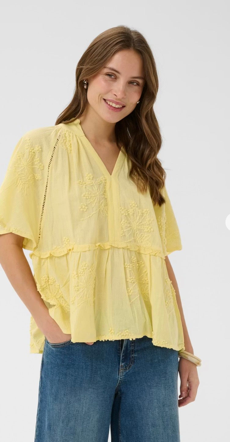 Ujalia Yellow Blouse