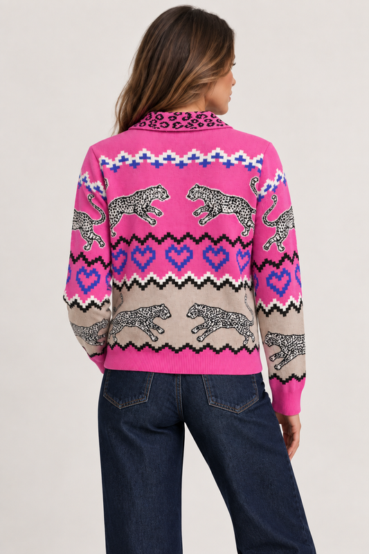 Print Cardigan