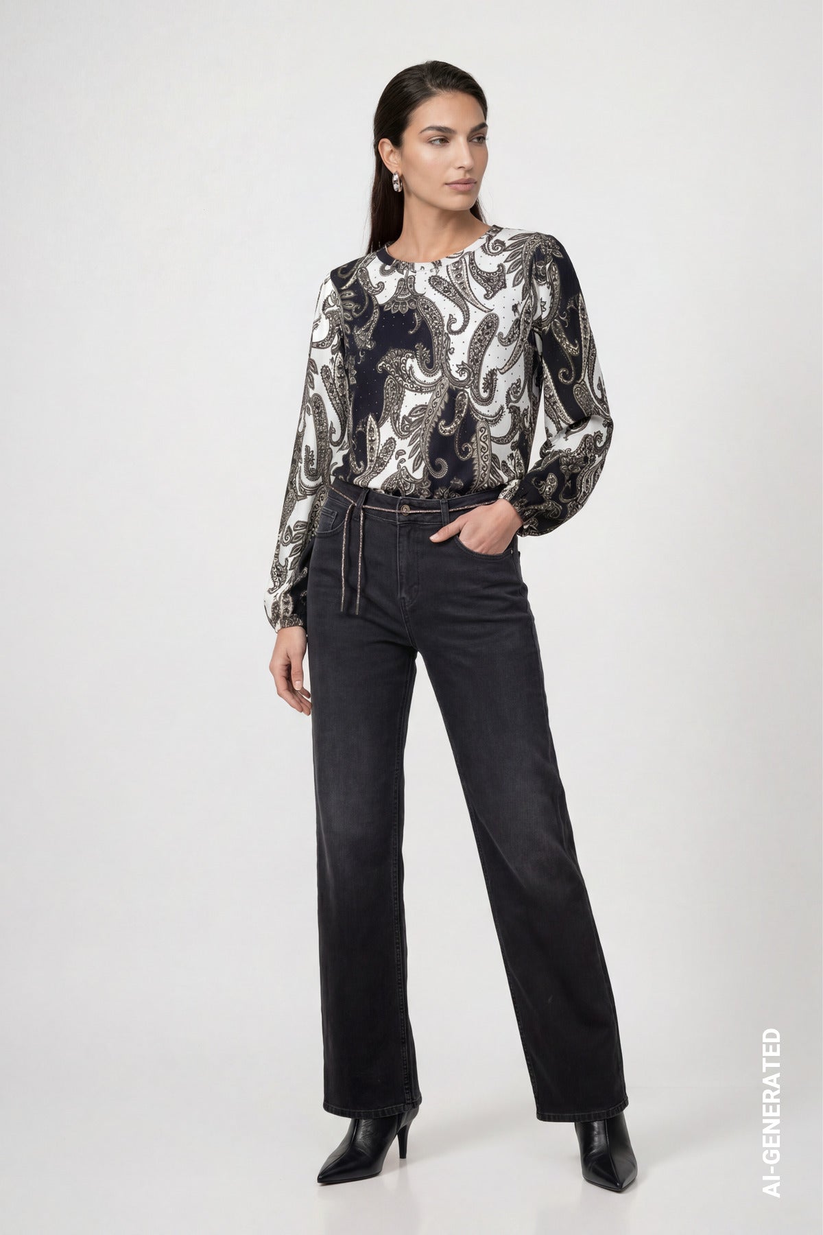 Jean 78cm dark grey 112