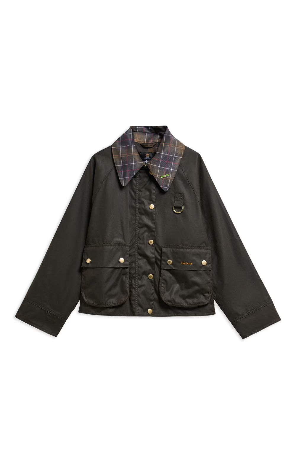 Tartan Collar Wax Spey Jacket Classic Olive 71