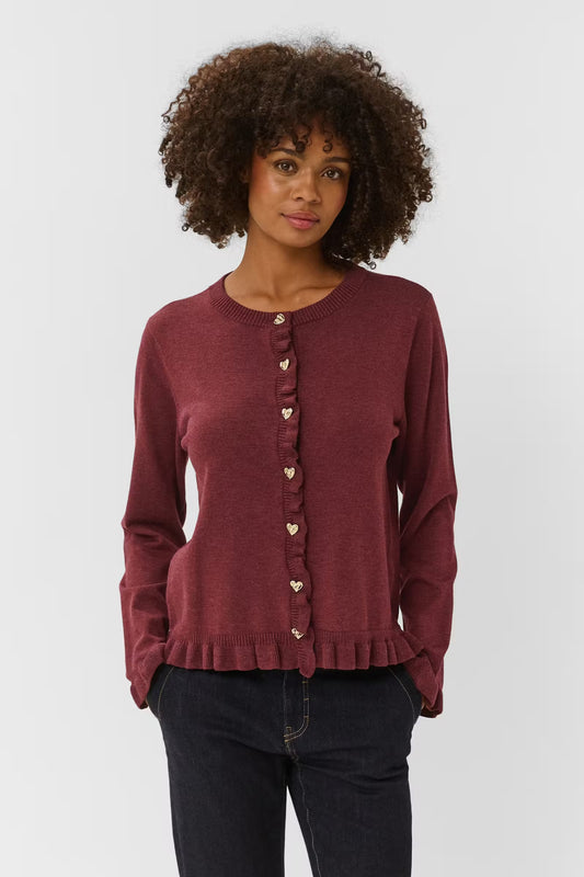 Annemaire fill cardigan Burgundy