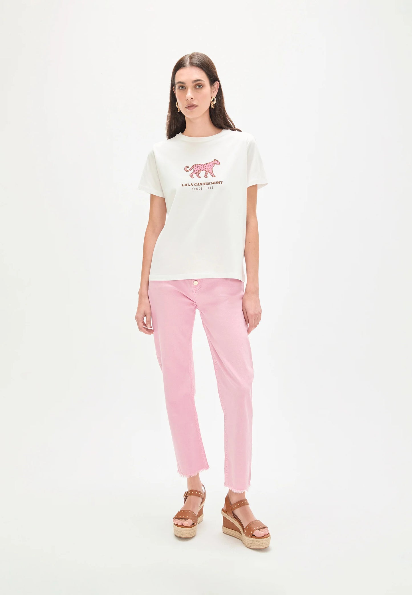 Leopard pink top