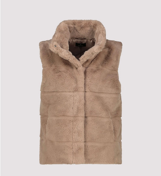 Fake fur truffle waistcoat 140