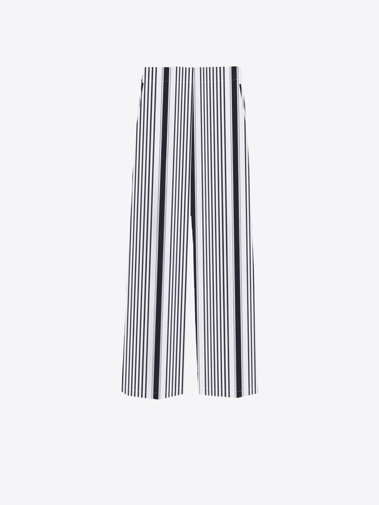 BLACK STRIPED TROUSERS DOLCE FAR NIENTE