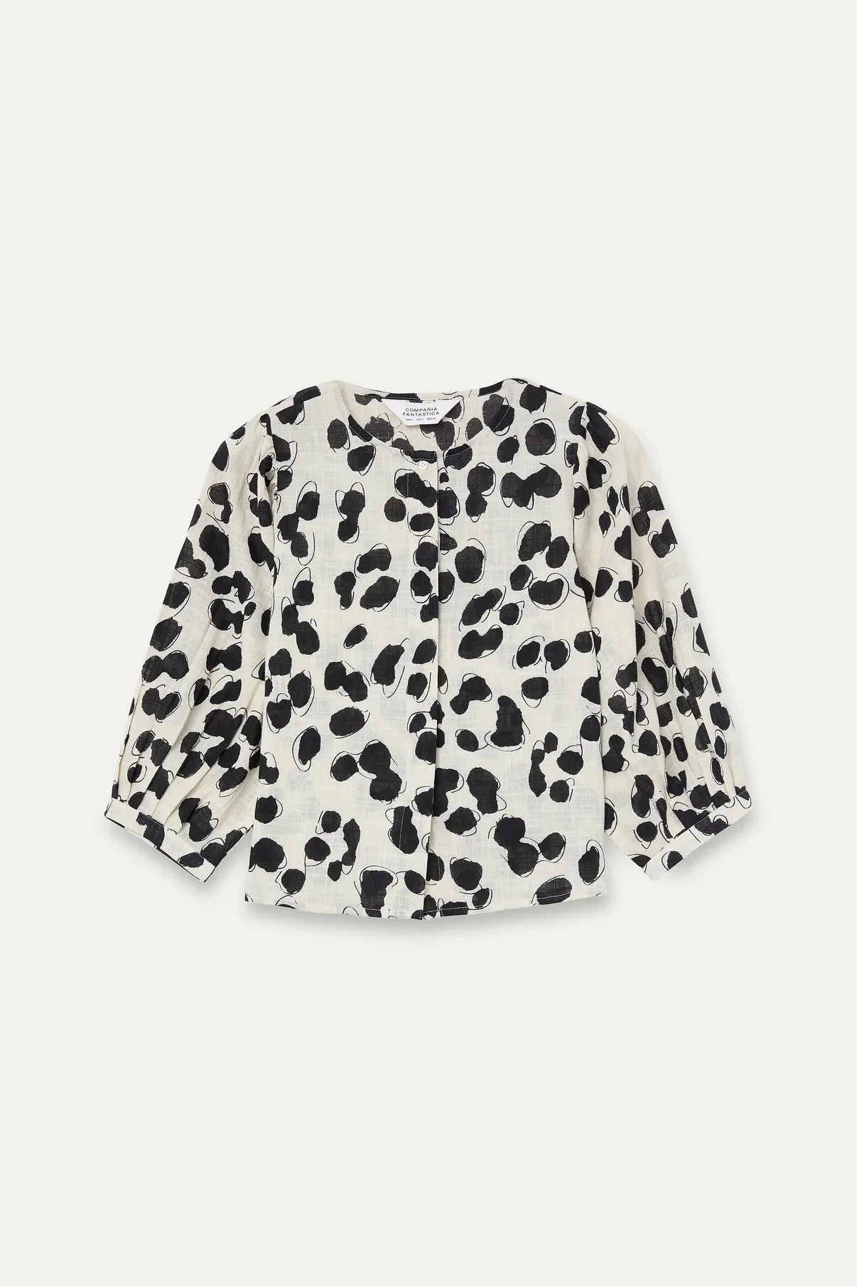 Dalmatian print shirt/ Jacket