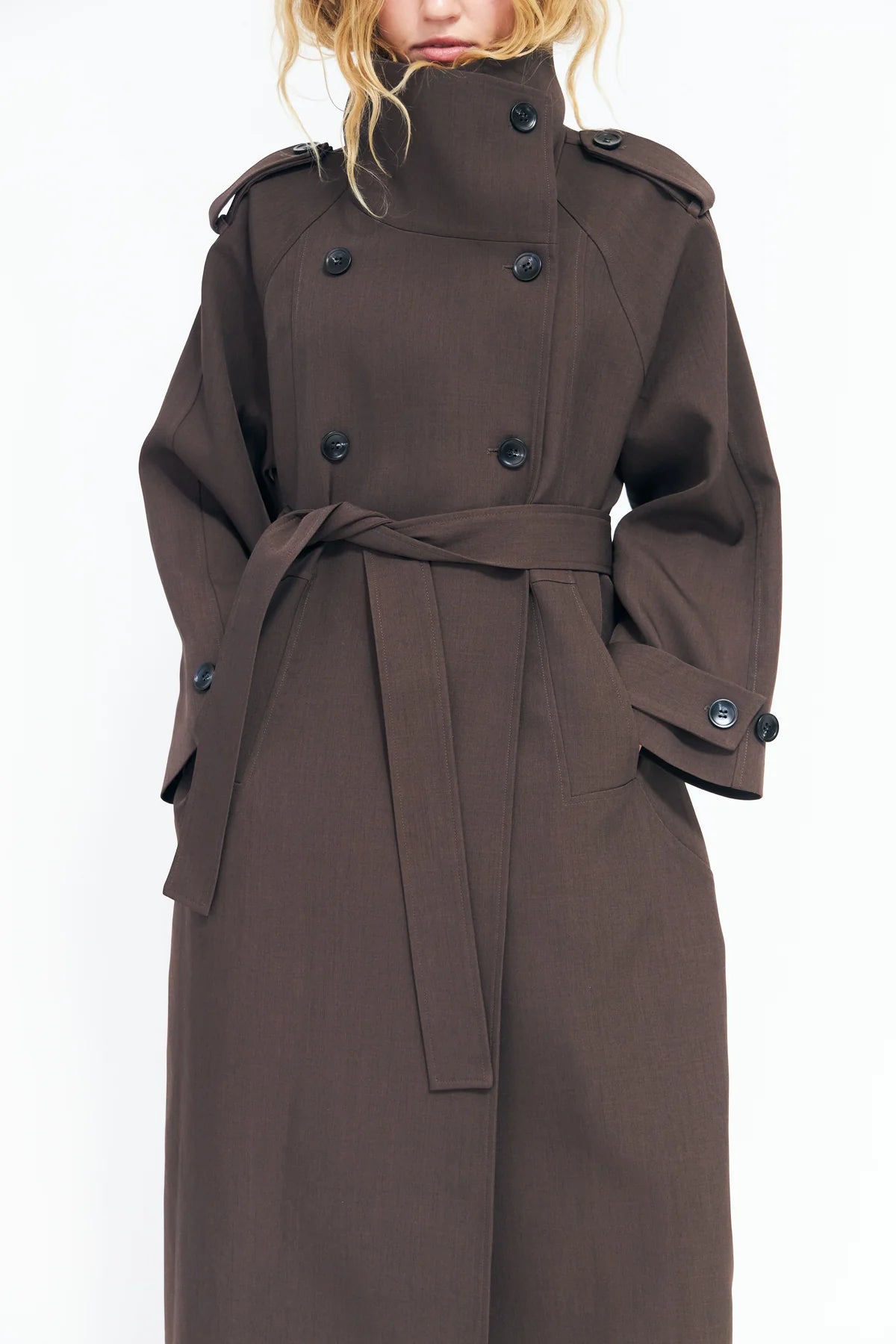 Leonoracras Trenchcoat - Dark Brown
