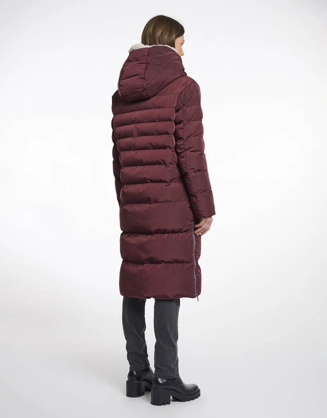 Keila faux-fur coat Chocolate bean