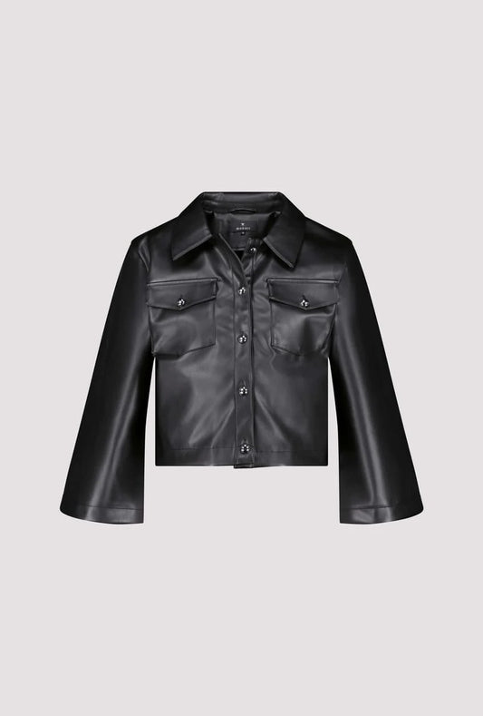 Leather look jacket