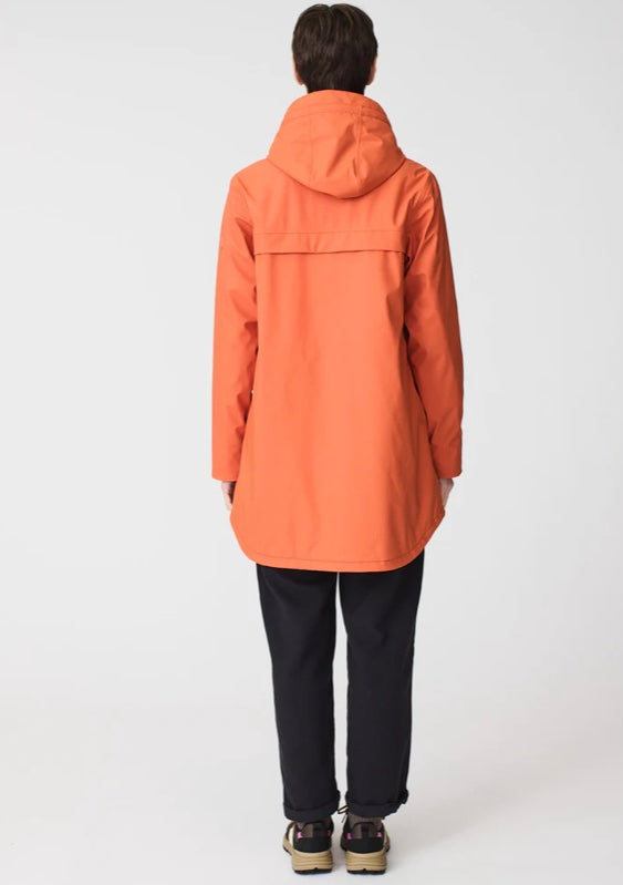 Snow Koi Orange Short Coat