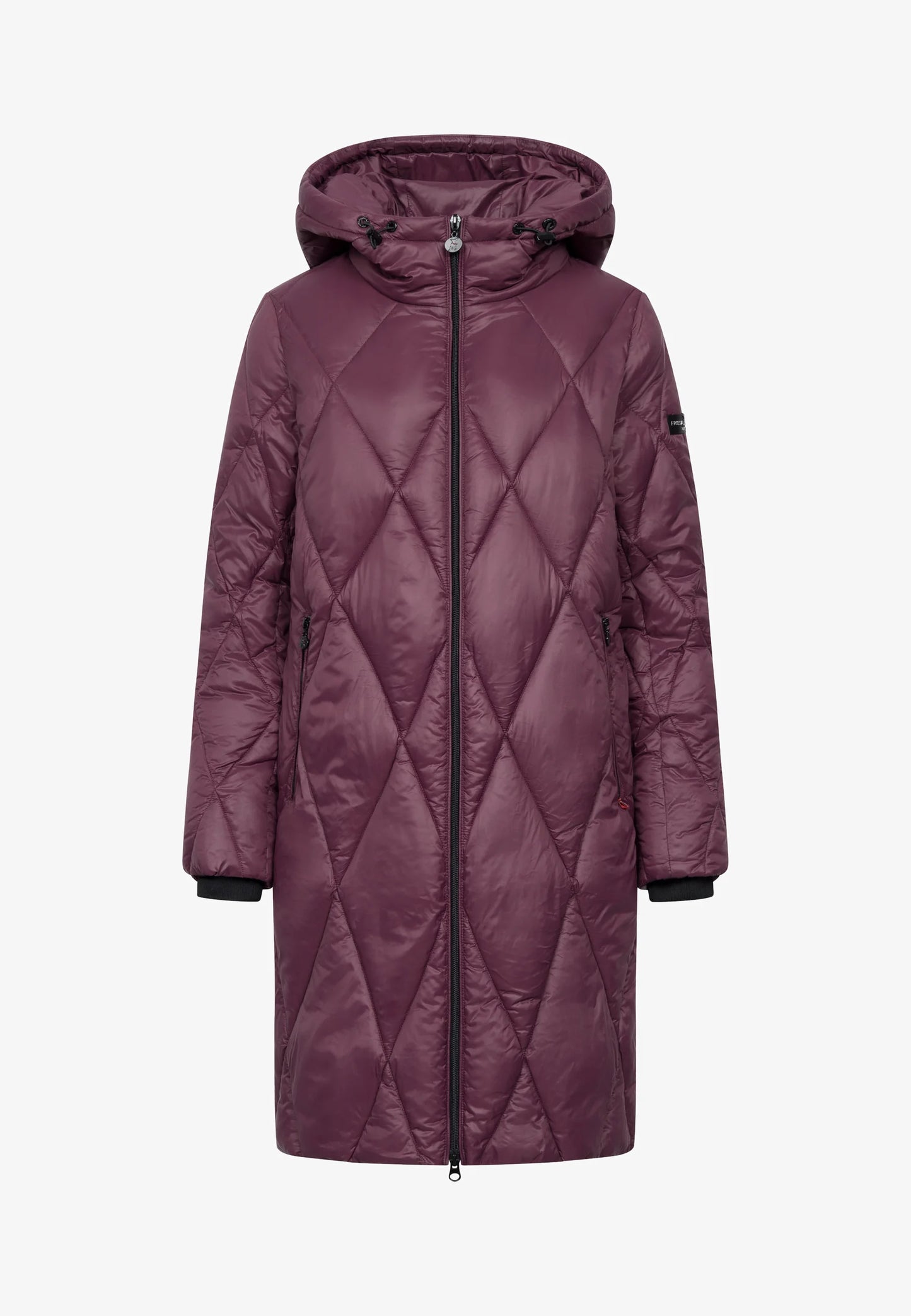 Wine long down coat 5810